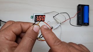 طريقة توصيل شاشة الفولت  How to connect a voltage display