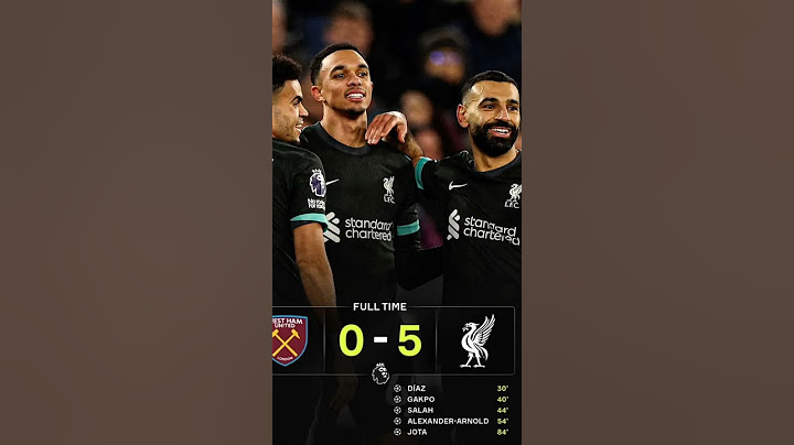 Liverpool FC THRASH West Ham to go eight points clear at the top of the Premier League 💥🔝#liverpool