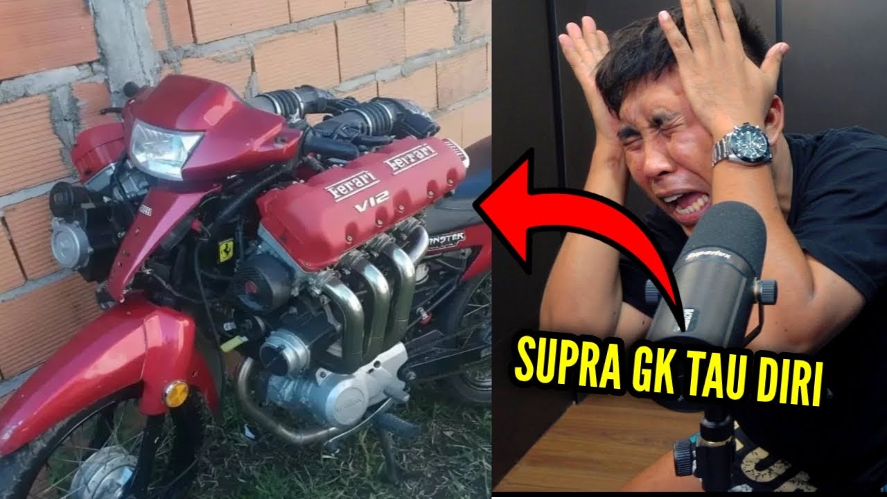 CUMA SUPRA TAPI BISA BELI RUMAH LO DUA BIJI‼️...REACT MEME KOCAK