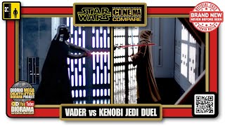 Star Wars Mega Death Star Diorama Project : VADER vs KENOBI Duel - Cinema Comparison