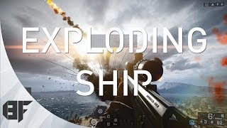 Battlefield 4: Exploding Ship Easter Egg!