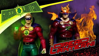 McFarlane Collectors Edition Alan Scott Green Lantern and Gold Label Dread Lantern Action Figures