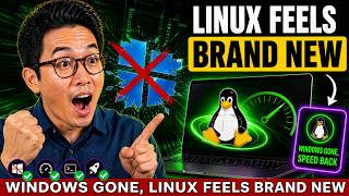I Deleted Windows and Went Linux Only — My PC Feels Brand New