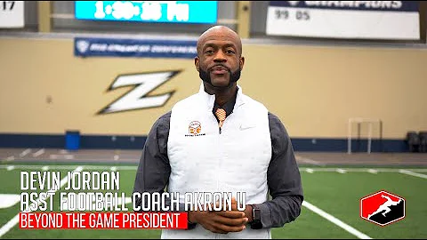 Devin Jordan of Beyond the Game thanking NST Sports
