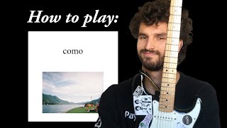 how to play como on guitar 💞