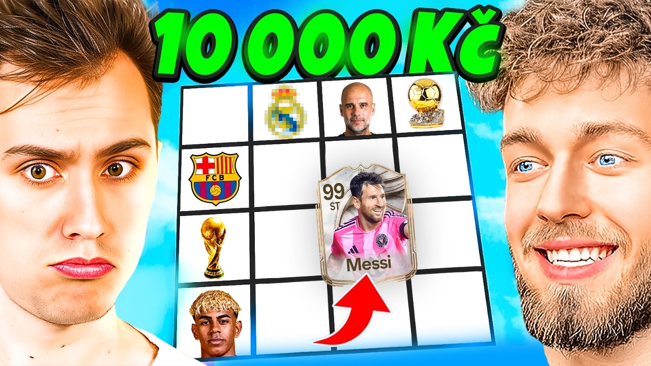 Fotbalové Piškvorky o 10.000 Kč!