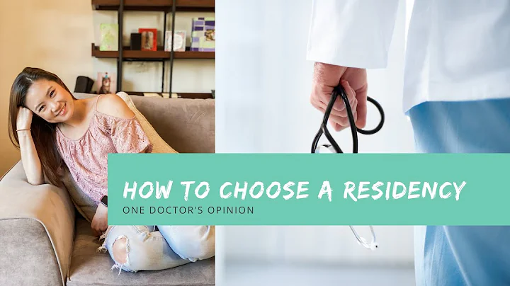 How to Choose a Residency Program / Tips for Success in Medical School