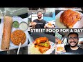 Living on street food for 24 hours challenge