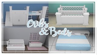 Bloxburg Furniture Building || Beds and Cribs