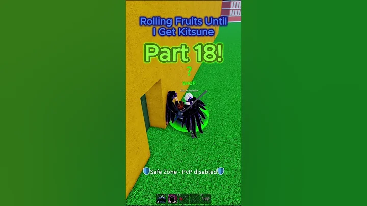 Rolling fruits until I get Kitsune🐈‍⬛! part 18! #bloxfruits #roblox