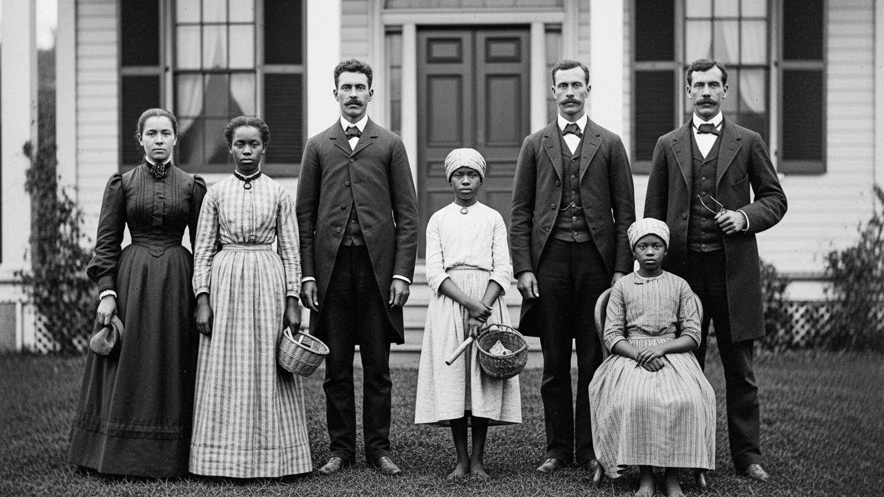 In 1873, a Virginia family posed for a portrait in front of their plantation home, but the image hid something far darker than a simple family gathering. Three young girls, unnamed in the...