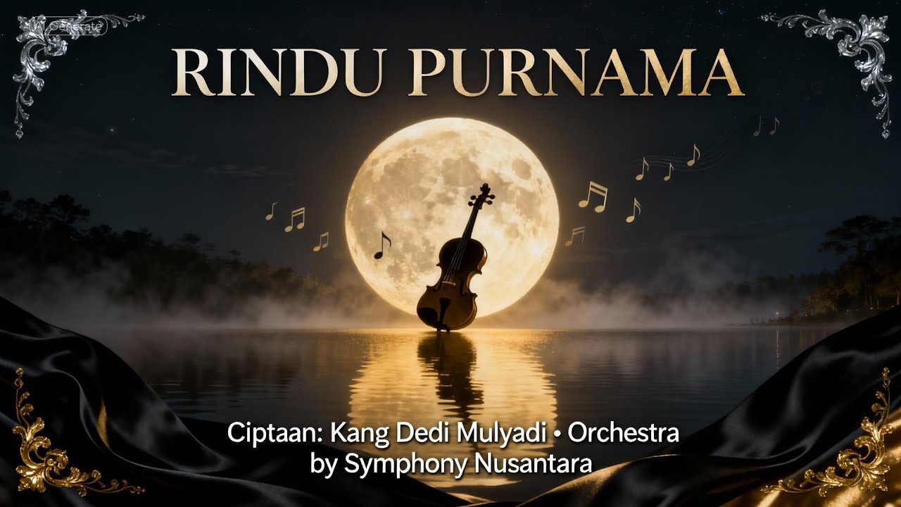 RINDU PURNAMA – KANG DEDI MULYADI | ORCHESTRA BY SYMPHONY NUSANTARA | Musik Romantis Malam Purnama