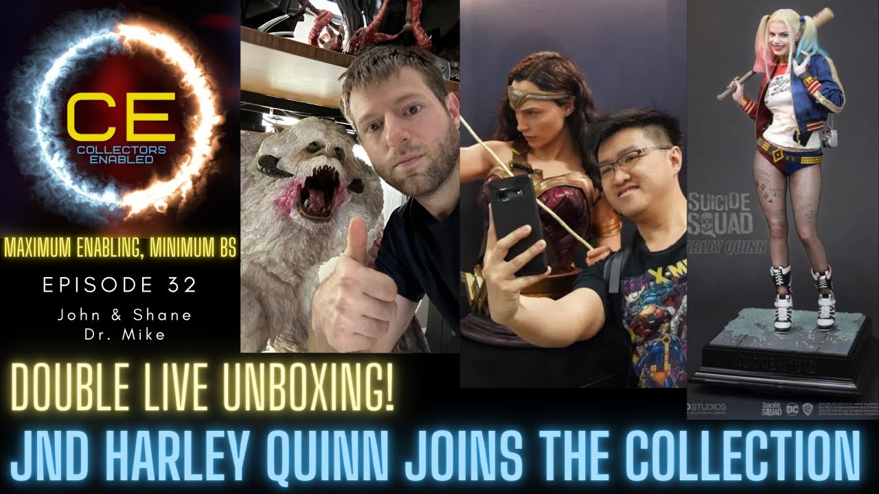 CE32: Double Live Unboxing JND Harley Quinn | Singapore Comic Con | Sideshow Mythos Darth Vader