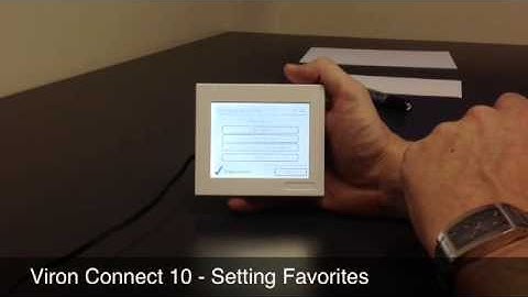 Viron Connect 10 - Setting Favorites