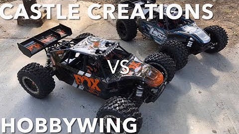 LOSI DBXLE 1.0 & 2.0 Castle Xlx2 Vs Hobbywing 800KV Combos How Fast are they ?