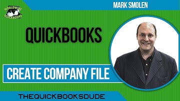 Learn QuickBooks video 2 - Create company file in QuickBooks