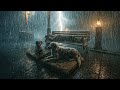 Camping in Heavy Rain with My Dogs | Sleeping on a Cozy Bench on The Porch | RDR2 ASMR
