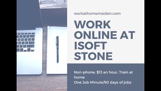 One Job Minute: Work Online as a Search Evaluator with iSoft Stone screenshot 1