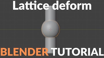How to Use Lattice Deform in Blender (Easy Tutorial)