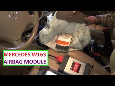 How to Install Used Airbag Module and SAVE $1000+ Mercedes W163 ML230 ML270 ML320 ML350 ML400 ML430