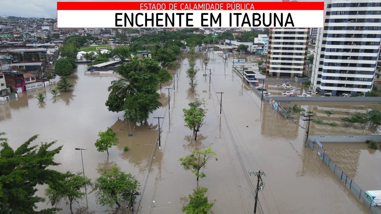 ENCHENTE EM ITABUNA - BAHIA - 2021