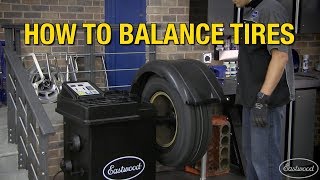 How To Balance Tires - Eastwood Electronic Wheel & Tire Balancer Machine - Eastwood