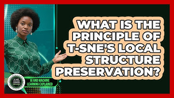 What Is The Principle Of T-SNE