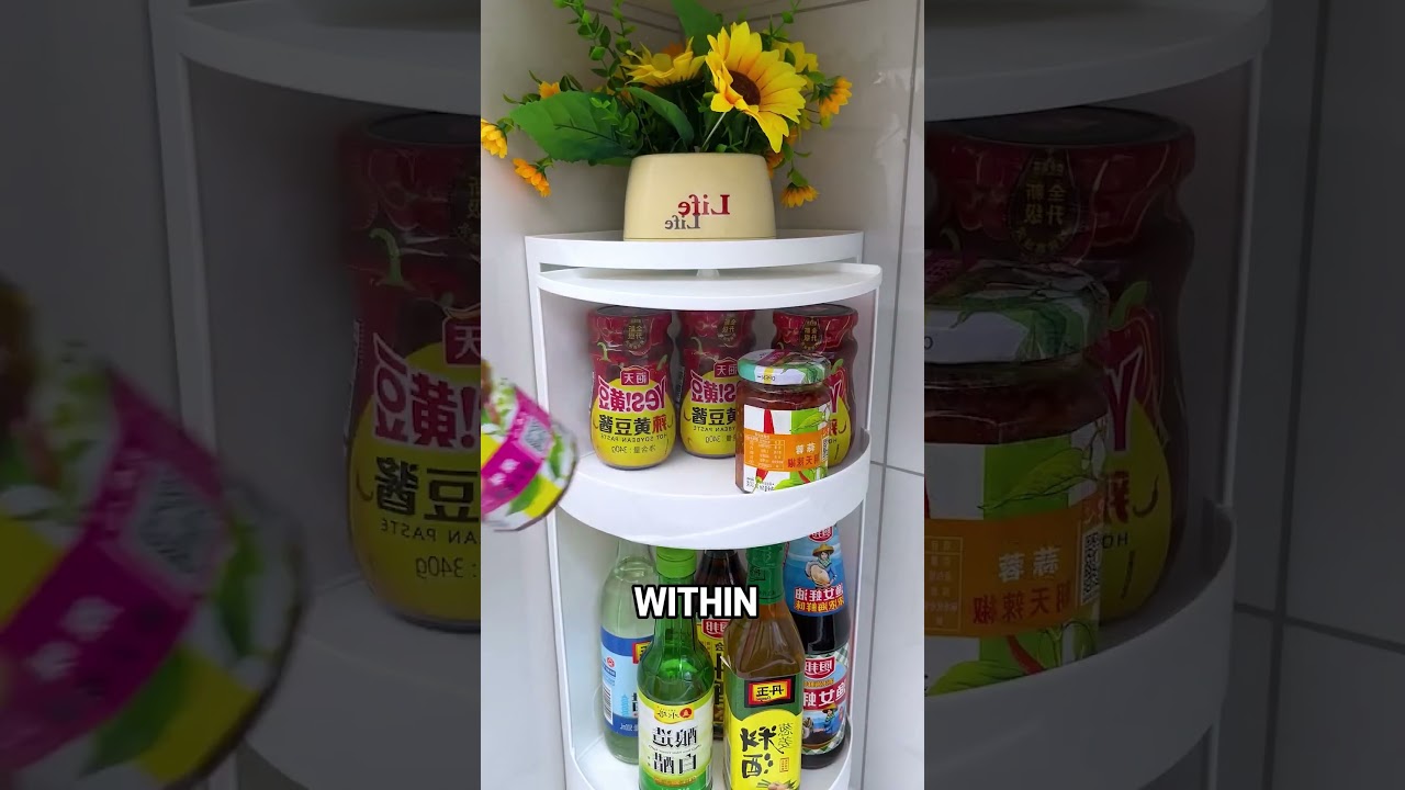 This Box Becomes a Rotating Kitchen Storage Genius 