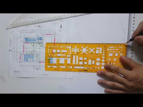 كيفية رسم المقاطع المعمارية يدويا   