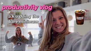 Forcing Myself To Be PRODUCTIVE | doing the bare minimum lol by olivia leigh 81 views 5 months ago 10 minutes, 8 seconds