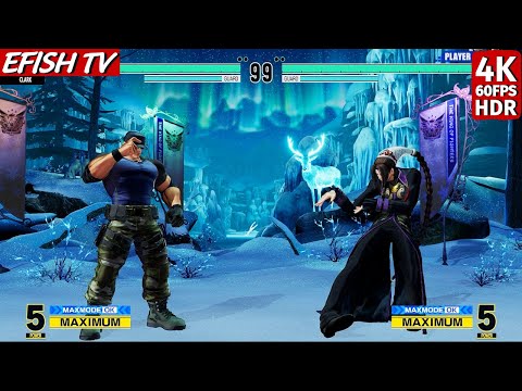 Clark Still vs Duo Lon (Hardest AI) - KOF XV | 4K 60FPS HDR