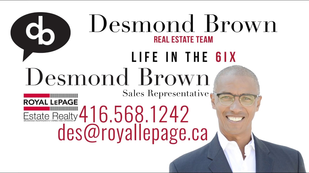 Desmond Brown Real Estate Introductory Video YouTube