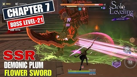 Solo levelling Arise:- chapter 7 complete gameplay 🔥 walkthrough in dungeon 🔥🔥 ll jinwoo level up