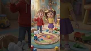 The Runaway Toy Train! 🚂😲 | Kids Cartoon Short#cartoonshorts #shorts
