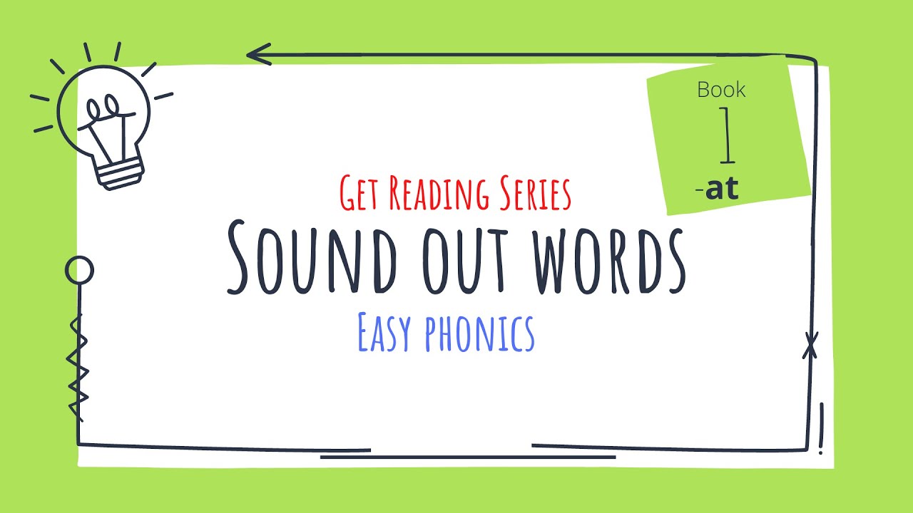 WORD BOOK 1 '-AT'  GET READING SERIES by Children's Reading Cove (2021)