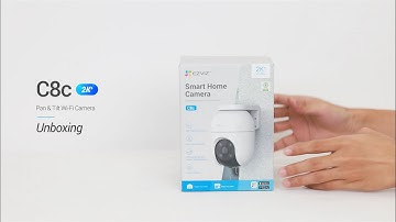 EZVIZ C8c 2K+ Unboxing - Pan & Tilt Wi-Fi Camera