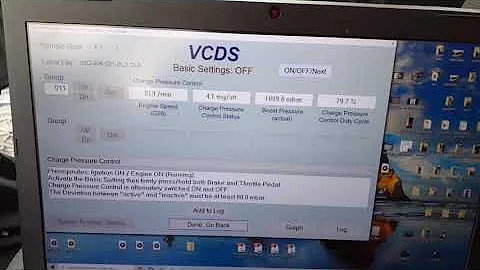 VW BLS turbo check via VCDS