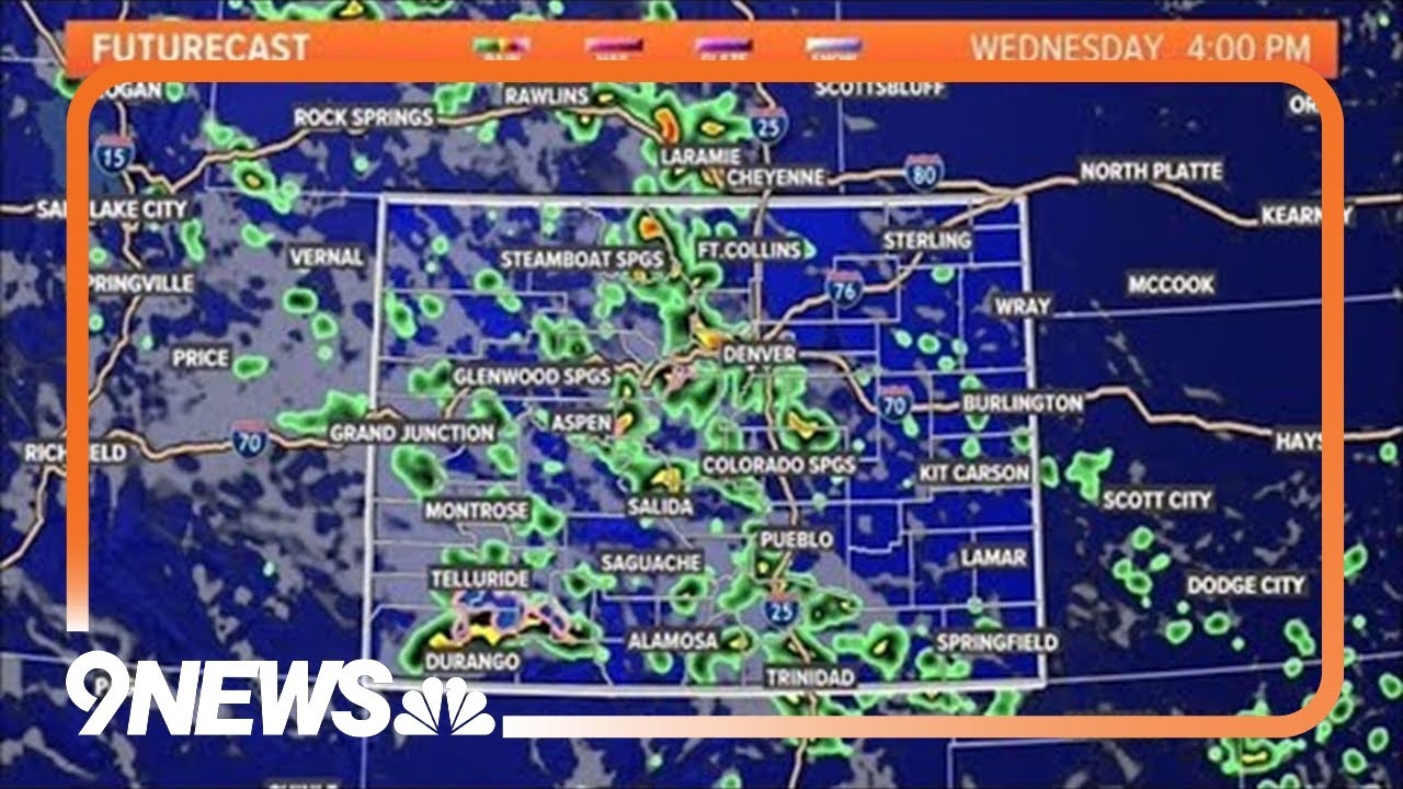 More showers and storms on tap for Wednesday - YouTube