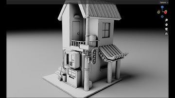 Make a Small House - Grid Modeler (blender addon)