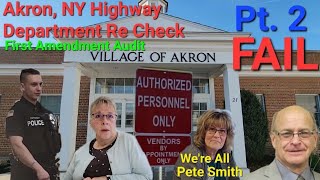 AKRON, NY FAIL REVISIT, Fail # 2 No Respect for the PUBLIC in Akron Guide