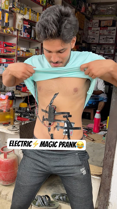 Electric ⚡️shock prank😂🤣 #shorts #funny #trending
