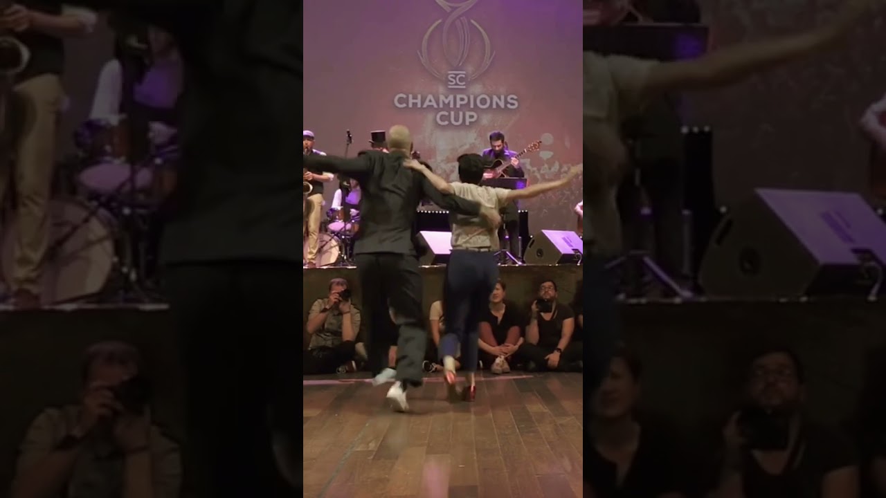 Hector & Sonia in the Lindy champions cup 2019 #dance #shorts #lindyhop #swingdance