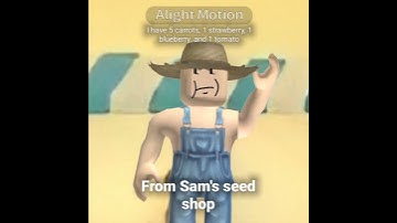 Thumbnail of The grow a garden song #roblox #growagarden #alightmotion