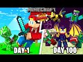 I Survived 100 Days in Minecraft as a MOB SUPERHERO...