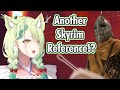 Fauna Finds Skyrim References In Stray [Hololive EN]
