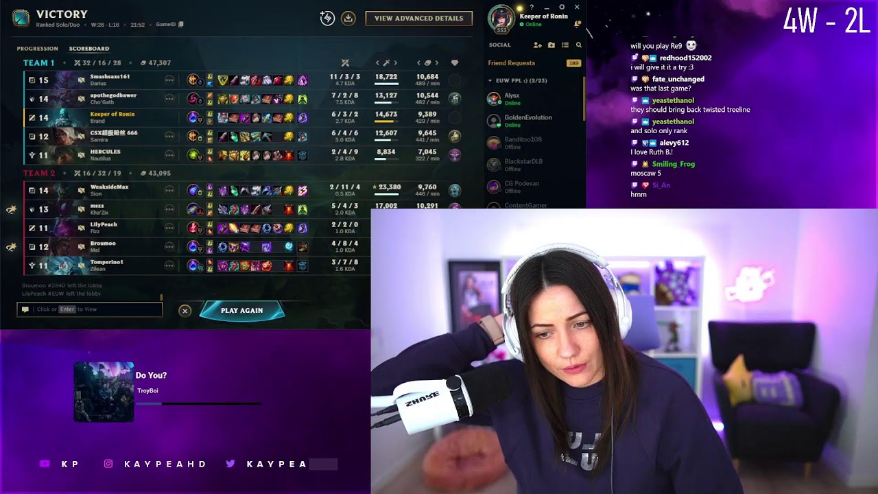 ✨ KayPea - ✨The BEST ᵐᵉᵈᶦᵒᶜʳᵉ Mid - Chill Sunday SoloQ