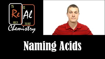 How to name acids with oxygen - Real Chemistry