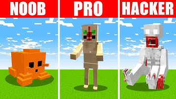Minecraft NOOB vs. PRO vs. HACKER : SCP SURVIVAL CHALLENGE in Minecraft!