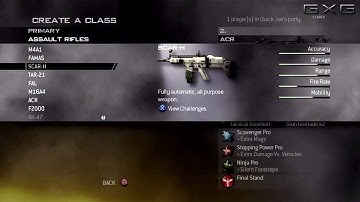 Modern Warfare 2 Create a Class Help & Tips