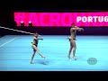 Portugal 1 por  2022 acrobatic worlds baku aze  dynamic qualification  womens pair
